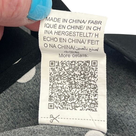 SHEIN Blouse 2XL Polka Dots 3/4 Sleeve Ruffle Cuff Whimsical Chic Retro Top - Picture 10 of 10